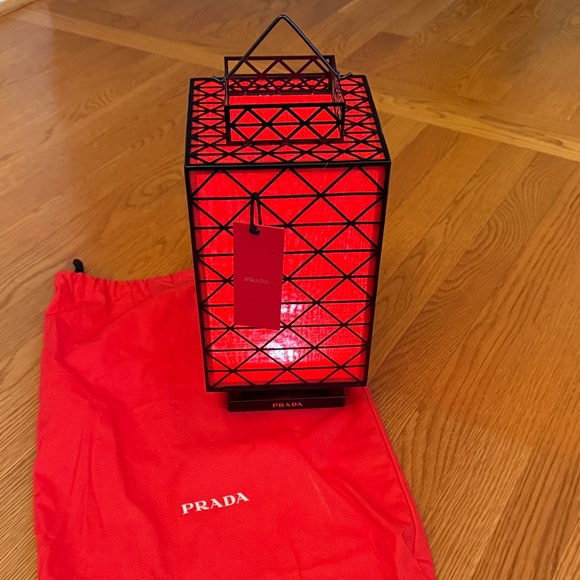 Prada Other - Prada Red Geometric Lantern